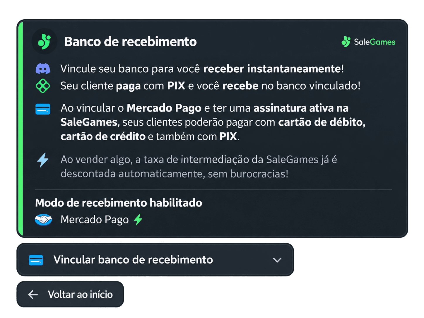 Vincule seu banco